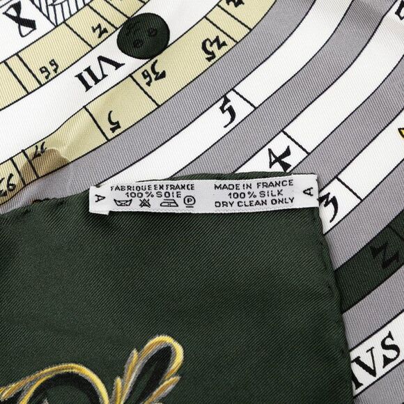 Hermes DIES ET HORE Silk Scarf - Picture 7 of 8